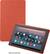 Front. Amazon - Folio Case for Amazon Fire HD 10 (7th Generation) - Punch Red.