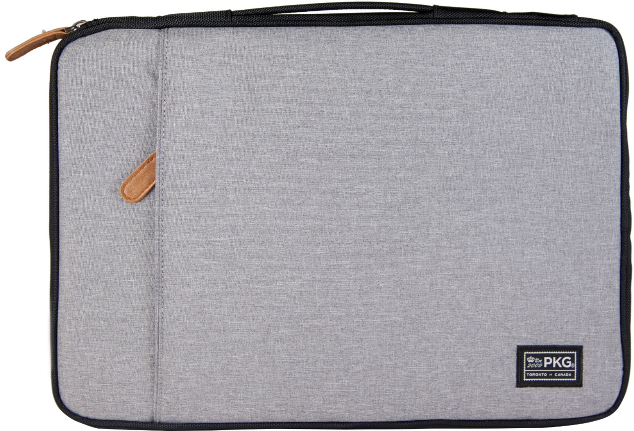 Back View: HP - Laptop Sleeve for 15.6" Laptop - Charcoal gray