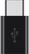 Front. Belkin - USB Type-C-to-Micro USB Charge-and-Sync Adapter - Black.