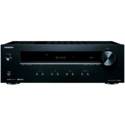 Onkyo - TX 2.0-Ch. A/V Home Theater Receiver - Black - Front_Zoom