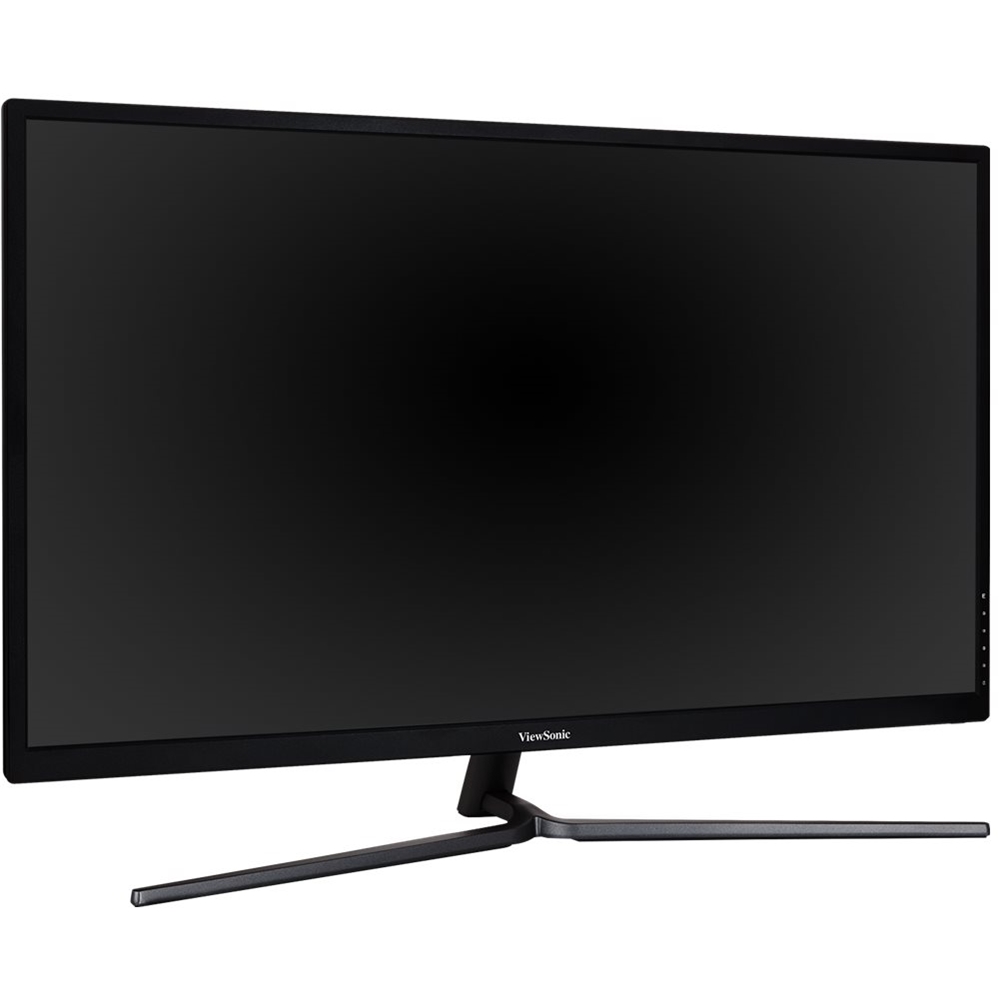 Left View: Dell - 27" LCD Monitor (VGA, Display Port) - Black