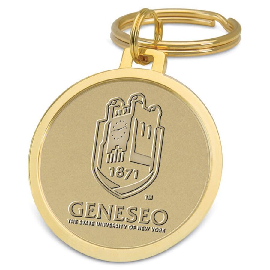 Genesee Keychain Jardine SUNY Geneseo Knights Key Ring Gold 202058314 - Best Buy