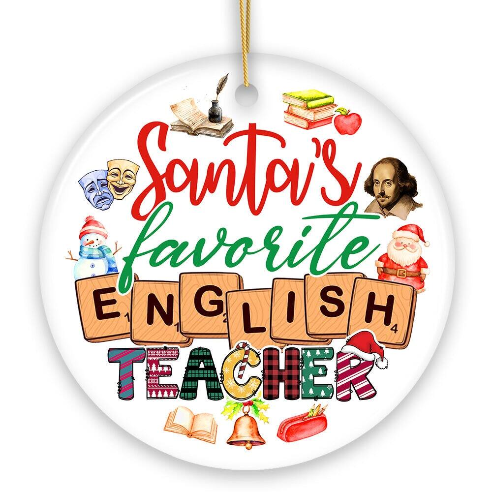 Santa's favorite ENGLISH TEACHER