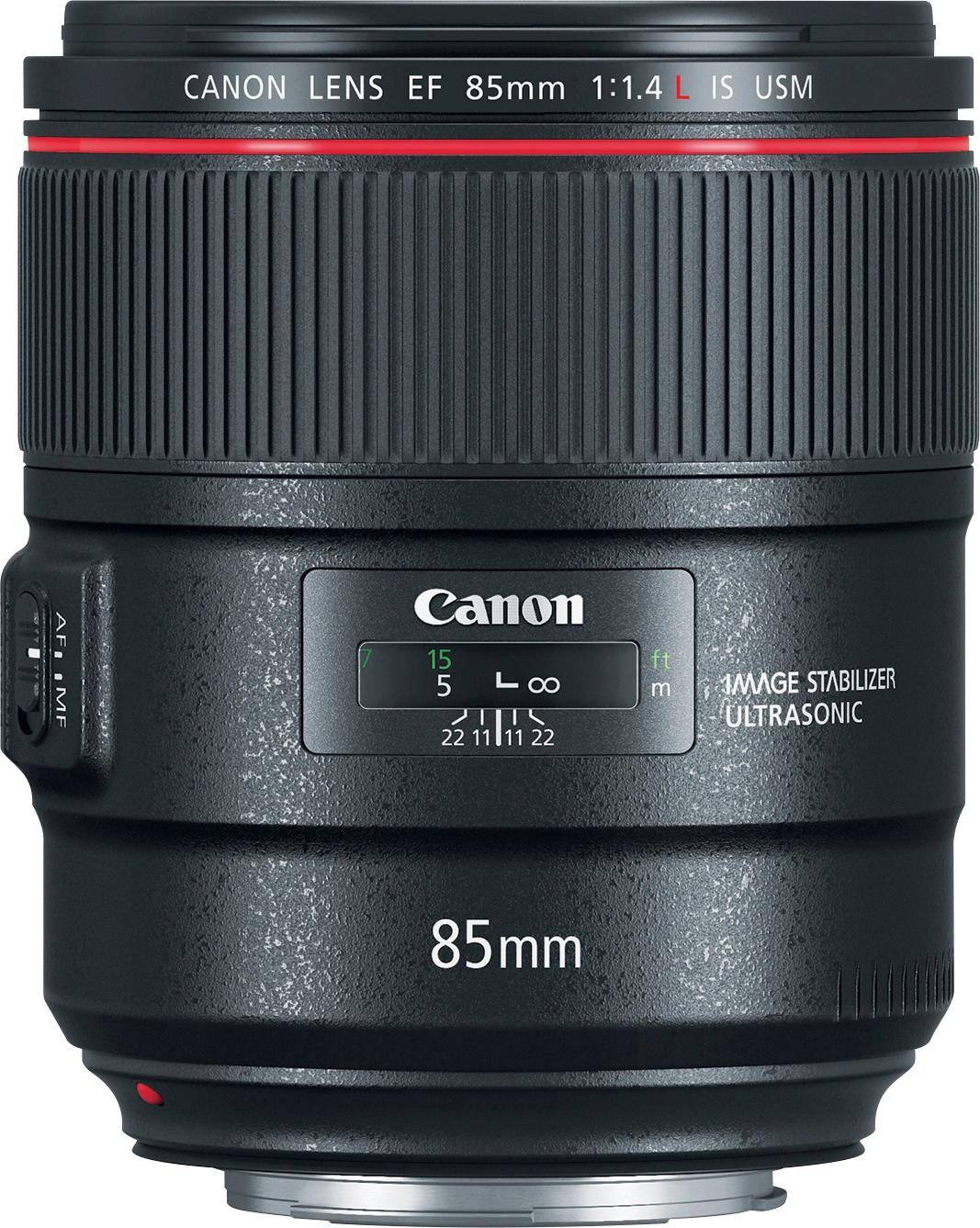 Alt View 11. Canon - EF85mm F1.4L IS USM Telephoto Lens for EOS DSLR Cameras - Black.