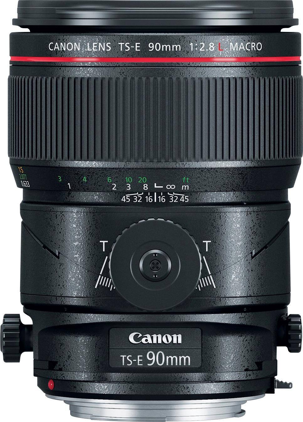 Alt View 11. Canon - TS-E 90mm f/2.8L Macro Tilt-Shift Lens for Canon DSLRs - black.