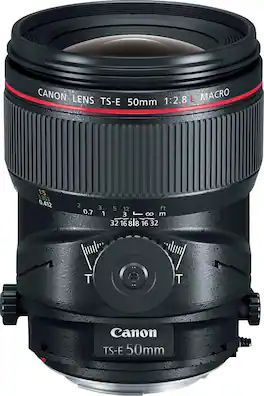 TS-E 50mm f/2.8L Macro Tilt-Shift Lens for Canon DSLRs - Black