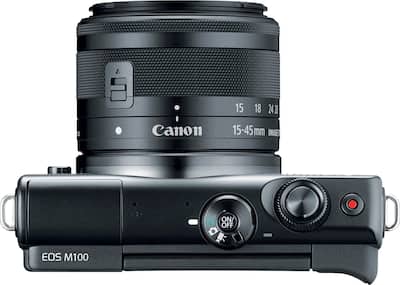 Canon EOS M100 Mirrorless Camera with EF M 15 45mm IS STM Zoom Canon EOS M100 Mirrorless Camera with EF M 15 45mm IS STM Zoom