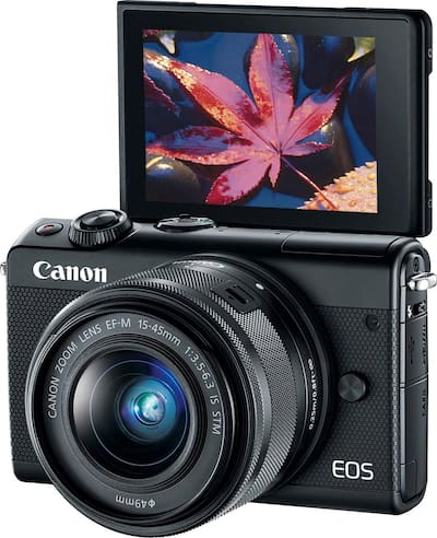 Canon EOS M100 Mirrorless Camera with EF M 15 45mm IS STM Zoom Canon EOS M100 Mirrorless Camera with EF M 15 45mm IS STM Zoom