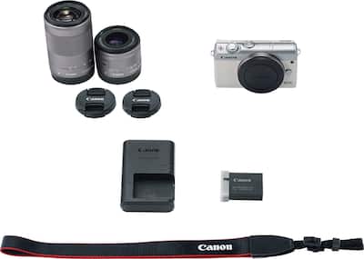 Canon EOS M100 Mirrorless Camera with EF M 15 45mm IS STM Zoom Canon EOS M100 Mirrorless Camera with EF M 15 45mm IS STM Zoom