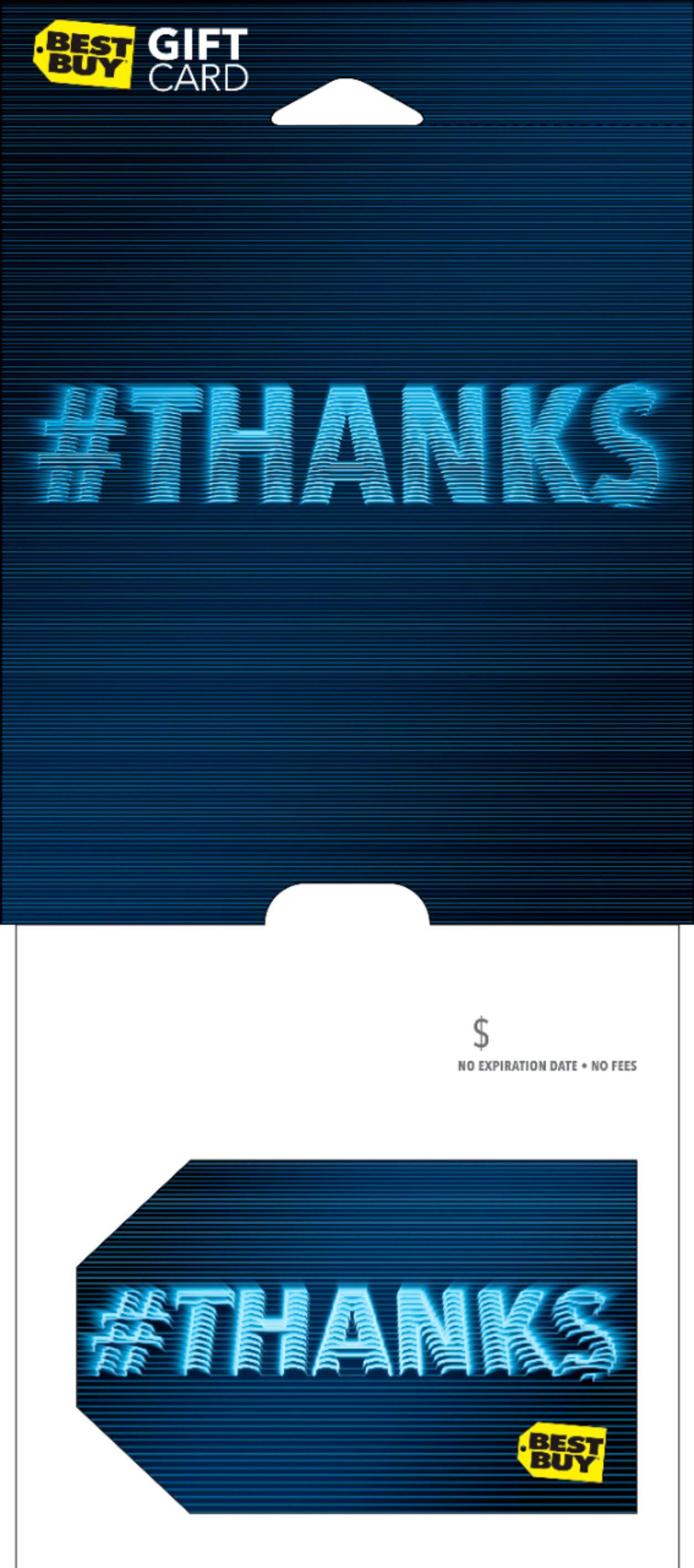 Front. Best Buy® - $15 #Thanks Gift Card.