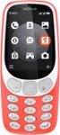 Front Zoom. Nokia - 3310 Cell Phone (Unlocked) - Warm Red.