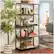 Alt View 13. Walker Edison - 5-Shelf Bookcase - Rustic oak.