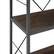 Alt View 12. Walker Edison - Rustic Industrial Metal and Wood 5-Shelf Bookcase - Dark Walnut.