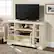 Alt View 12. Walker Edison - Tall Sound Bar TV Stand for Most Flat-Panel TV's up to 60" - Antique White.