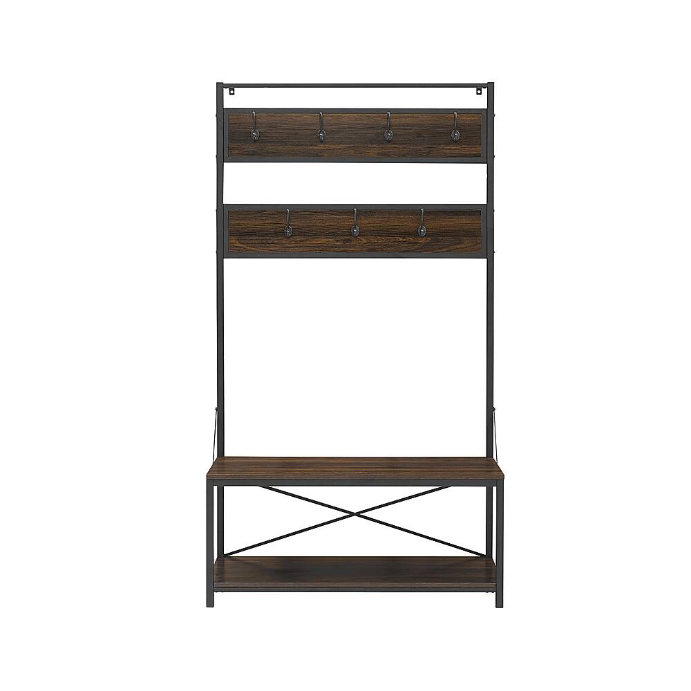 Walker Edison Hall Tree Dark Walnut BBT72MWDW - Best Buy
