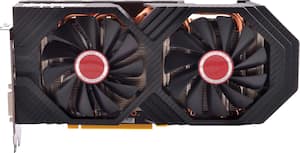 XFX - AMD Radeon RX 580 GTS Black Edition 8GB GDDR5 PCI Express 3.0 Graphics Card - Black - Front_Zoom
