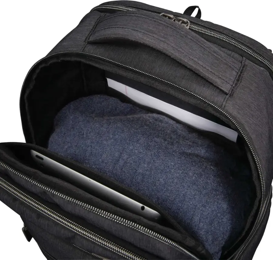 Alt View 15. Samsonite - Modern Utility Laptop Backpack for 15.6" Laptop - Charcoal/Charcoal Heather.
