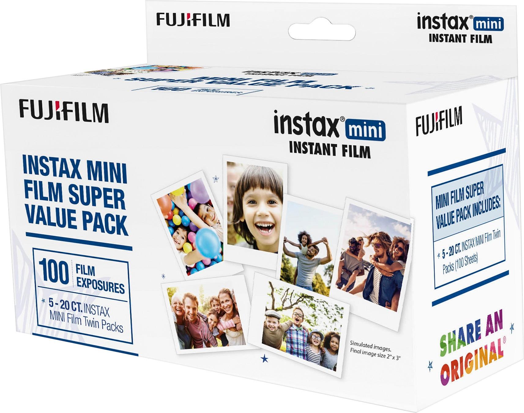krab Voor een dagje uit Wrak Fujifilm instax mini Film Super Value Film Pack (100 Sheets) 600019002 -  Best Buy