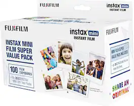 Fujifilm - instax mini Film Super Value Film Pack (100 Sheets)