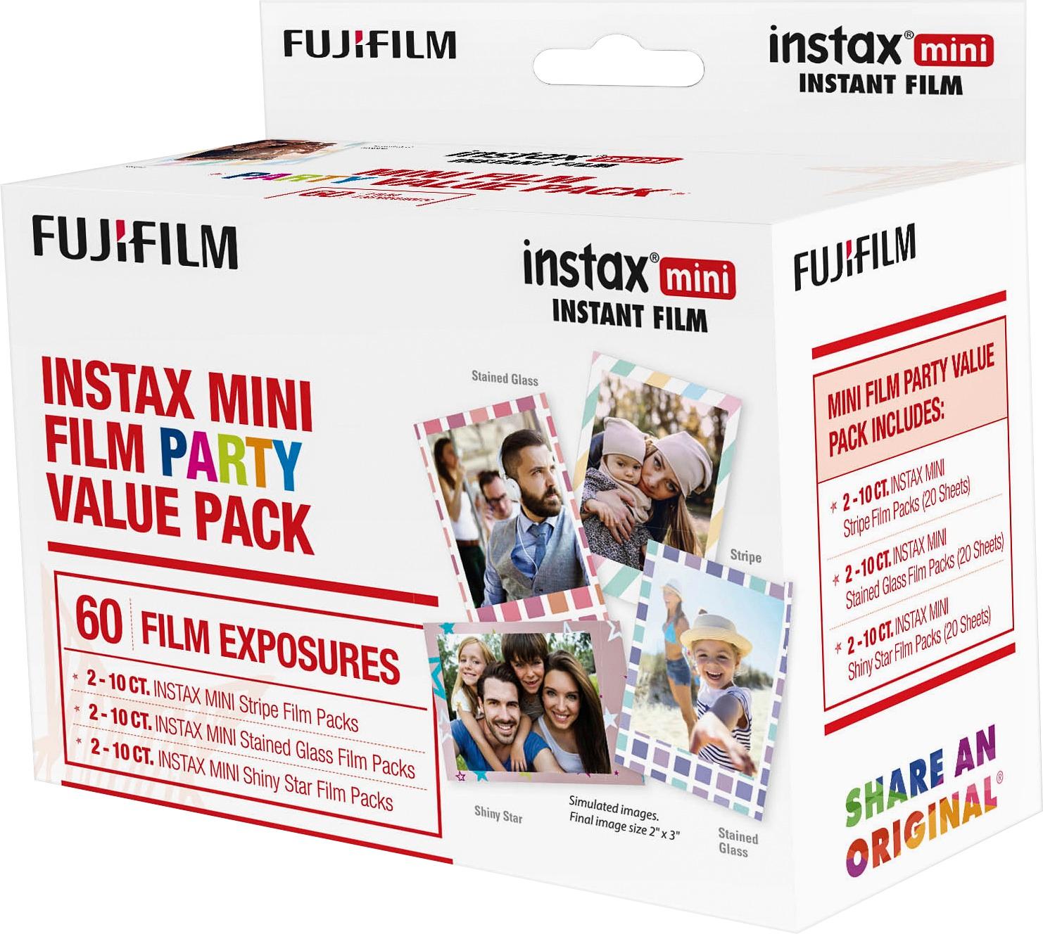 Vuiligheid steekpenningen Stoffelijk overschot Fujifilm instax Party Value Film Pack (60 Sheets) 600019000 - Best Buy