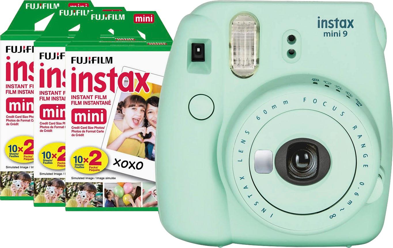 mini Familielid schoolbord Fujifilm instax mini 9 Instant Film Camera Value Pack Mint Green 600019004  - Best Buy