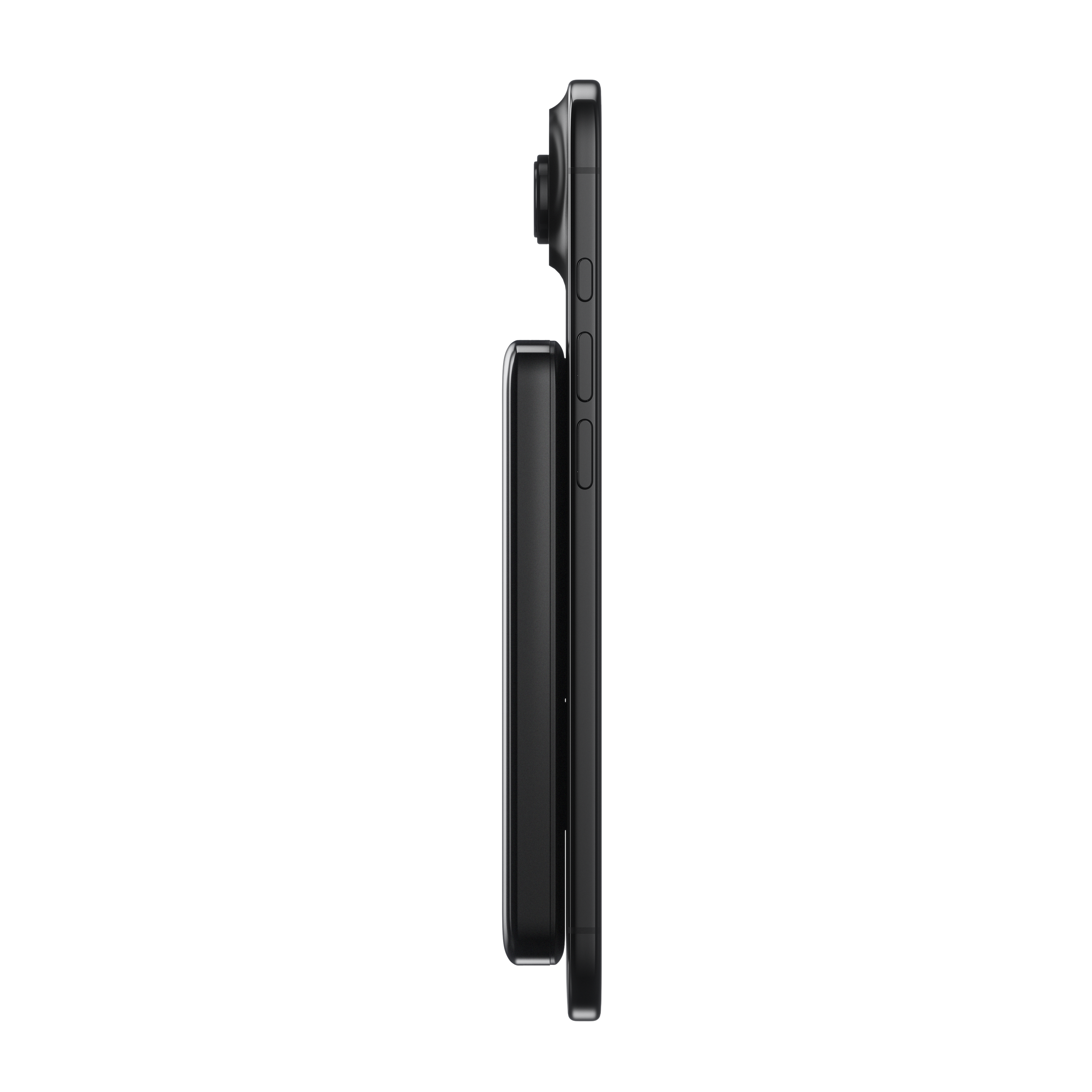 Left. BMX - SolidSafe AIR 10K Magnetic Solid-State Power Bank - Black.