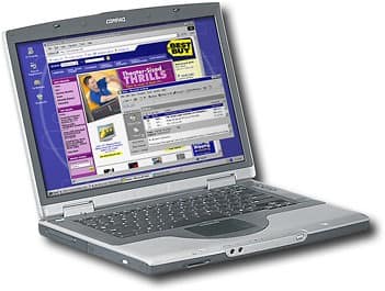 Angle Standard. Compaq - Presario Notebook with Intel® Centrino™.