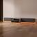 Front. AWOL Vision - 130" UST Projector Station, Smart All-in-One Cabinet with Storage, Cable Management & Lighting - Black.