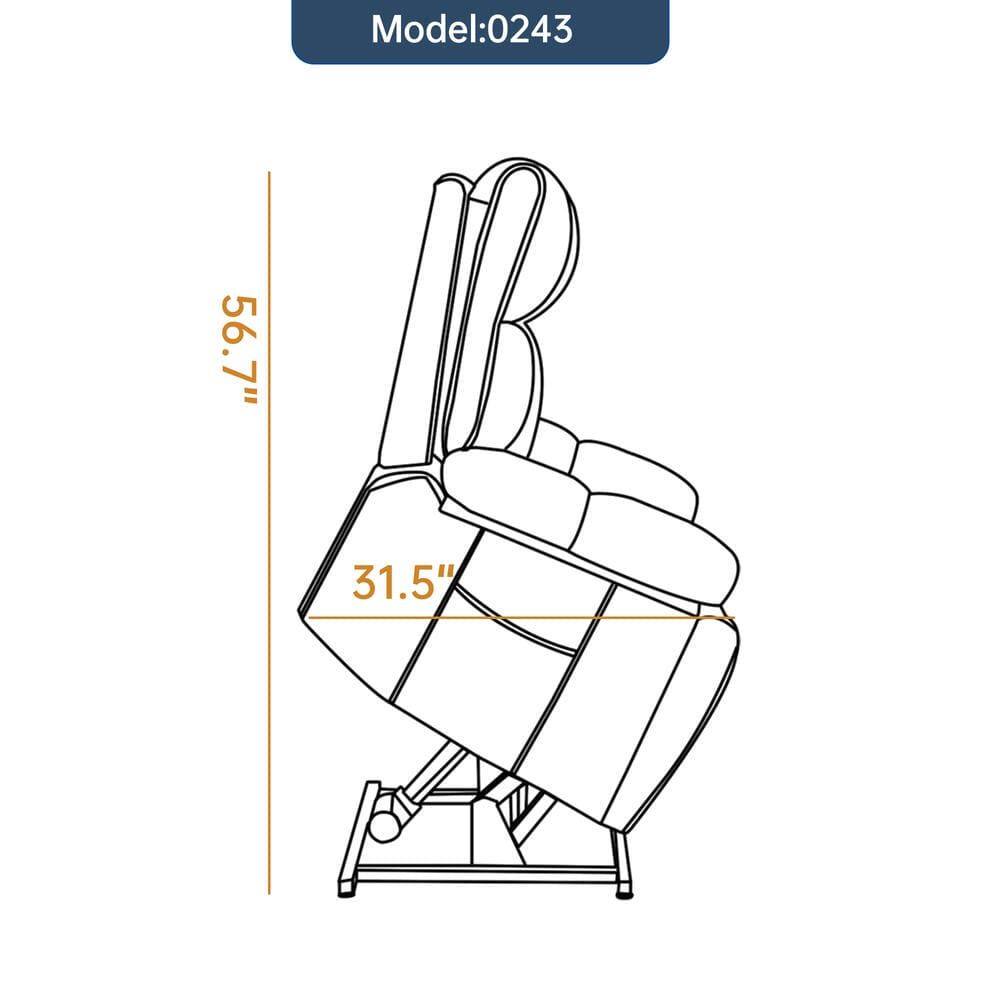 Model: 0243  
56.7"  
31.5"