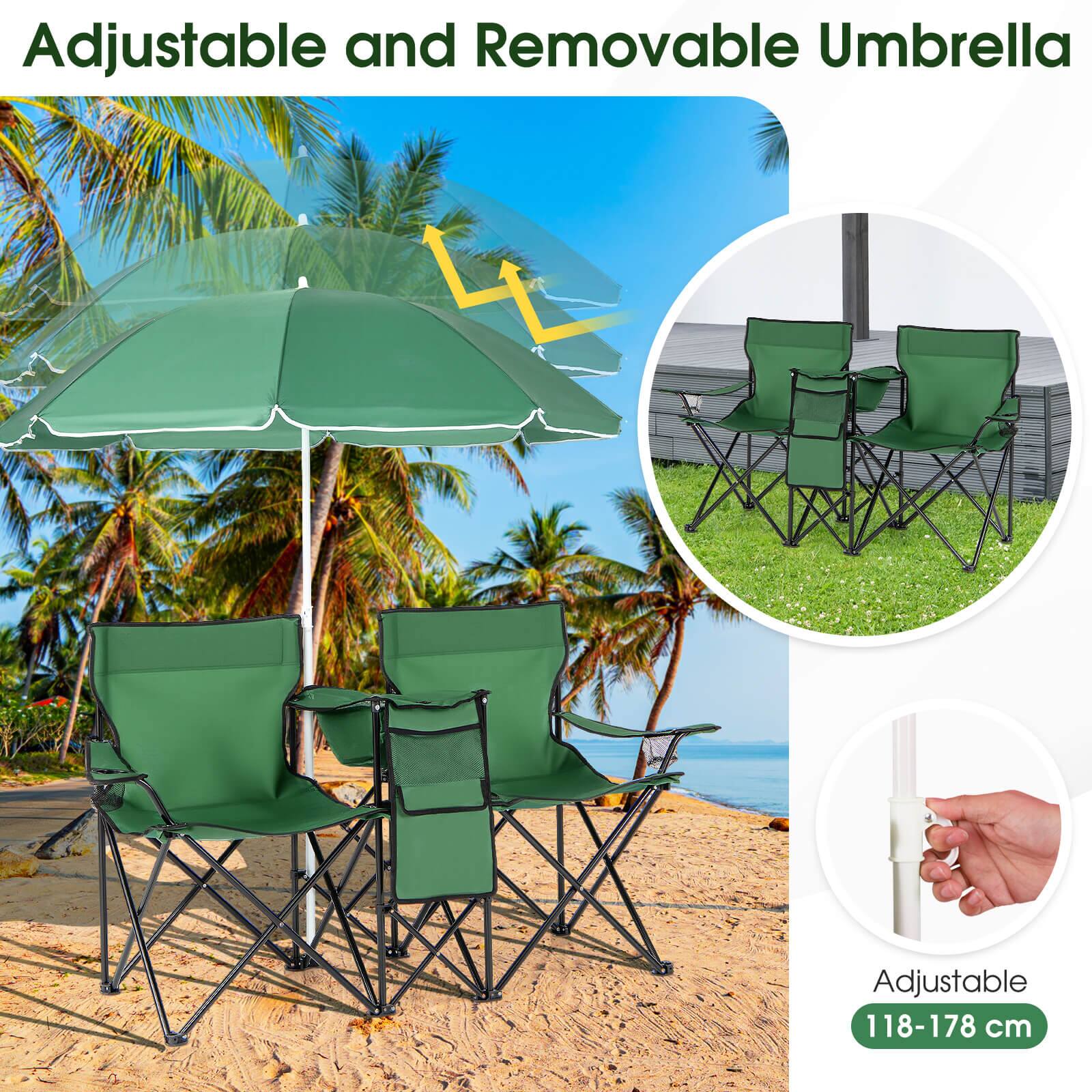 Adjustable and Removable Umbrella

Adjustable 118-178 cm