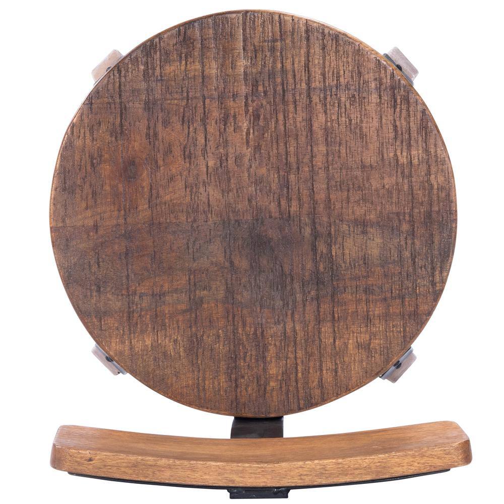 Back. Butler Specialty - Mountain Lodge Wood & Metal 26" Counter Stool - Natural Wood.