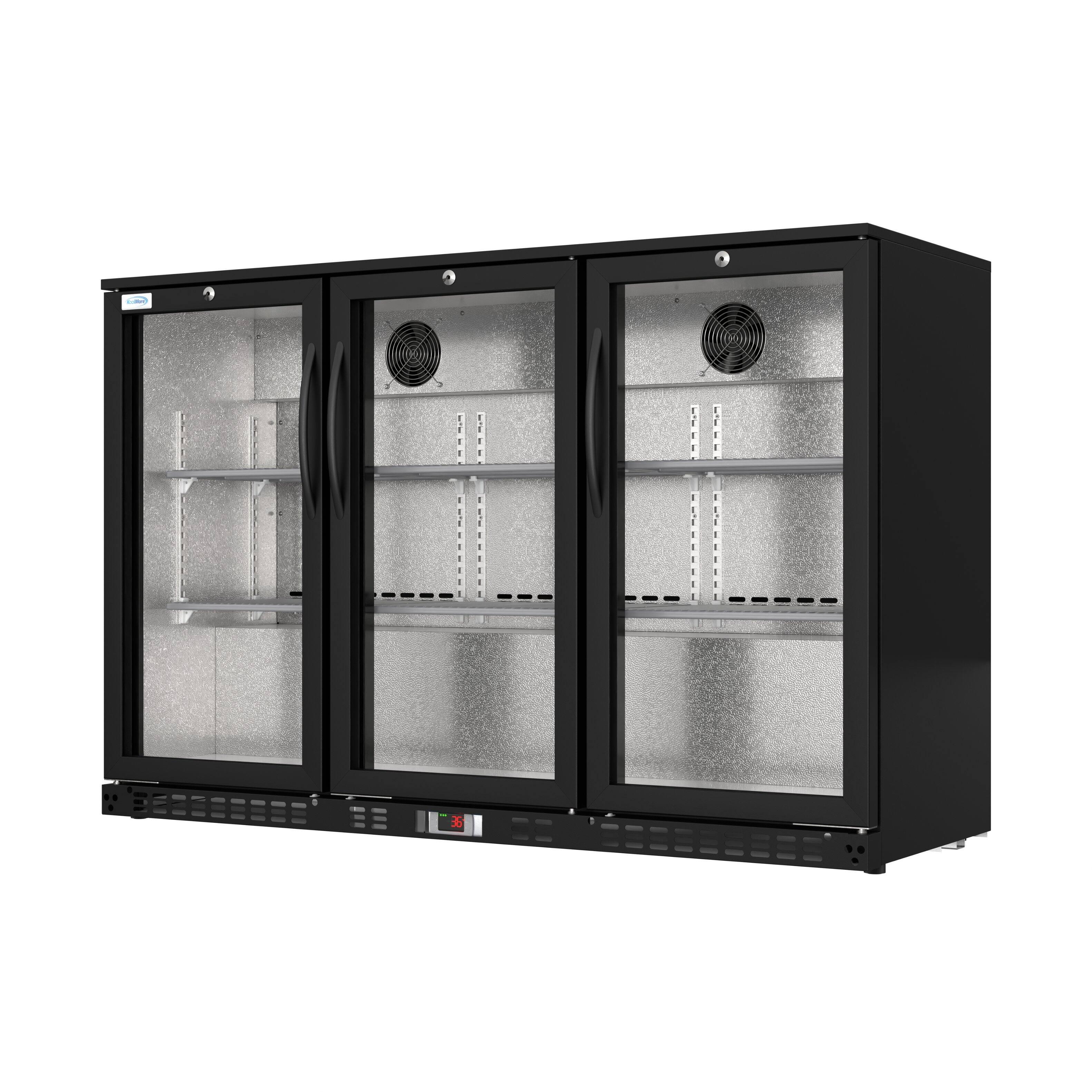 Alt View 5. Koolmore - 53 in. Three-Door Back Bar Refrigerator - 11 Cu Ft. BC-3DSW-BK - Black.