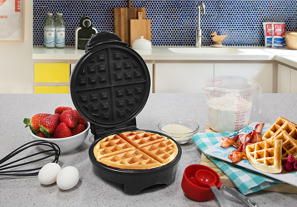 Best Buy: Elite Gourmet Beglian Waffle Maker black EWM-2207