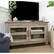 Alt View 1. Walker Edison - 44” Farmhouse Corner TV Stand for TV's up to 50” - Grey Wash.