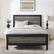 Alt View 12. Walker Edison - Rustic Industrial Queen Size Panel Bed Frame - Grey Wash.