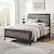 Alt View 13. Walker Edison - Rustic Industrial Queen Size Panel Bed Frame - Grey Wash.