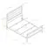 Alt View 15. Walker Edison - Rustic Industrial Queen Size Panel Bed Frame - Grey Wash.