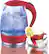 Front. Elite Platinum - 7.2-Cup Electric Kettle - Red.