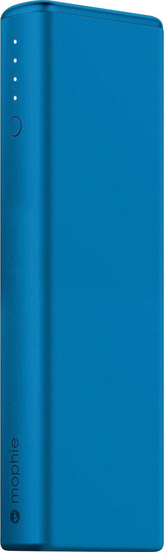 Front. mophie - Power Boost 10,400 mAh Portable Charger - Blue.