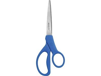 Alt View 1. Westcott - Westcott All Purpose Preferred 8" Stainless Steel Scissors, Pointed Tip, Blue (41218) - Blue.