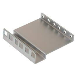 RackSolutions - 2U Adapter Bracket, 4 Bends, 3.50 in Depth, Universal Rack Compatibility, No Hardware - Black