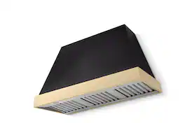 AGA - 48 inches - Externally Vented - Wall Range Hood - Matte Black