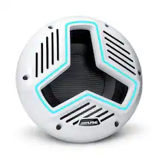Front. Alpine - Alpine MRN-W10S4-IB-LW Marine 10" Subwoofer Infinite Baffle (White) - Black/Gray.