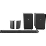 Front Zoom. Nakamichi - Shockwafe Elite 7.2-Channel Soundbar System with Dual 8" Wireless Subwoofers and Two 2-way Rear Speakers - Black.