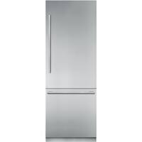 Thermador - Freedom 16 Cu. Ft. Bottom-Freezer Built-In Refrigerator - Stainless steel - Front_Zoom
