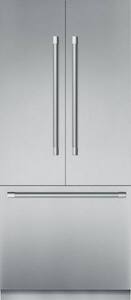 Thermador - Freedom 19.4 Cu. Ft. French Door Built-In Refrigerator - Stainless steel - Front_Standard