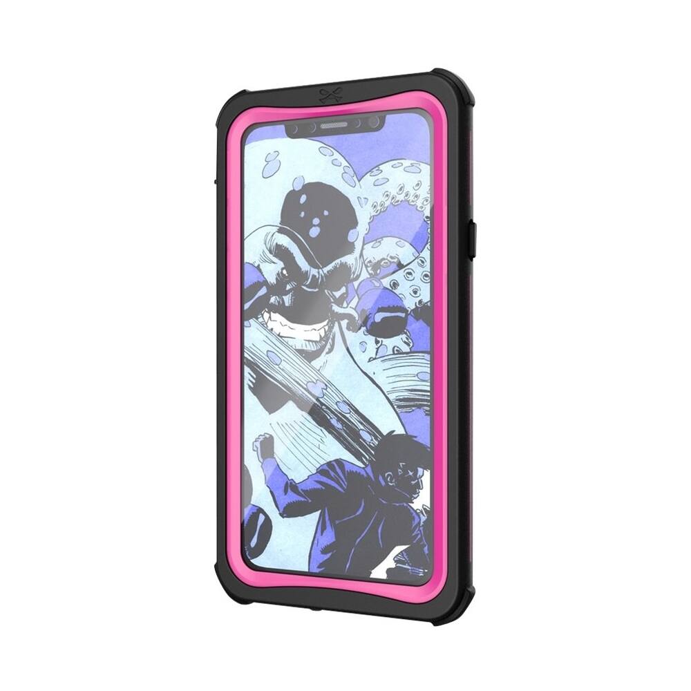nautical protective water-resistant case for apple iphone x and xs - pink