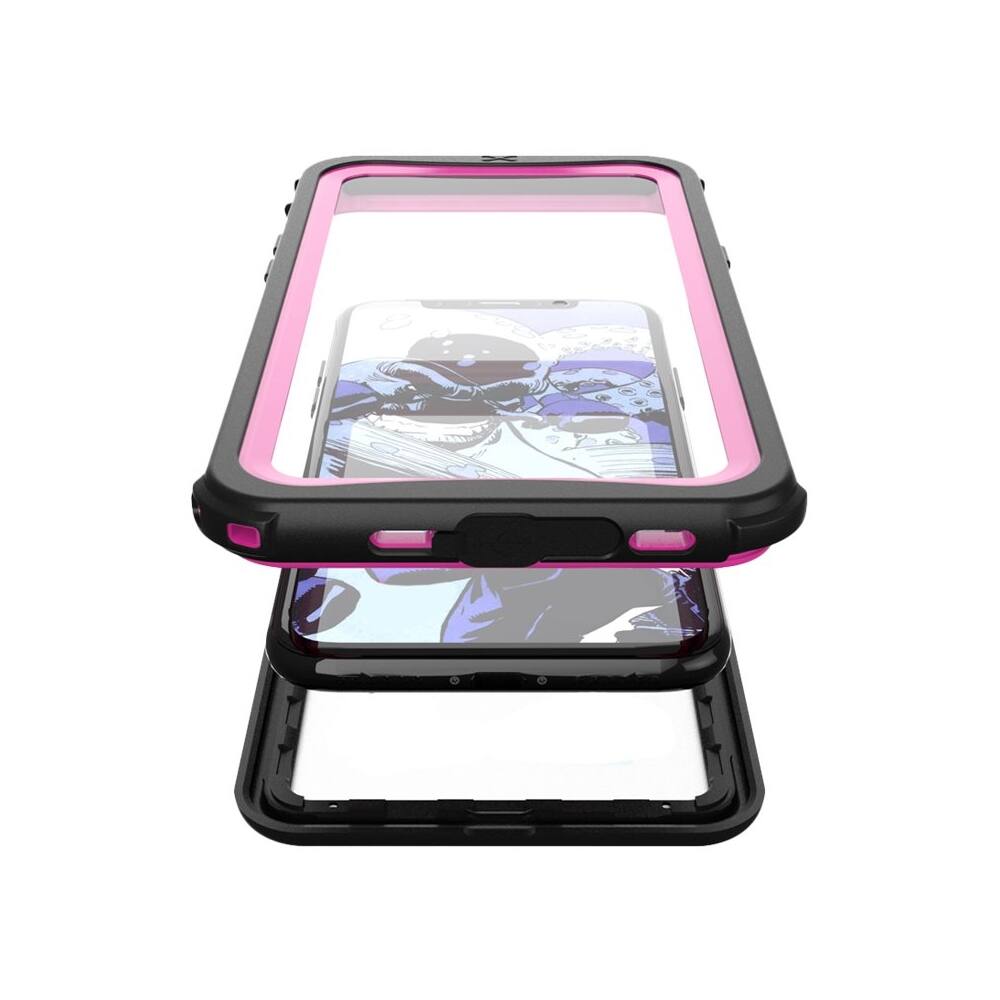 nautical protective water-resistant case for apple iphone x and xs - pink