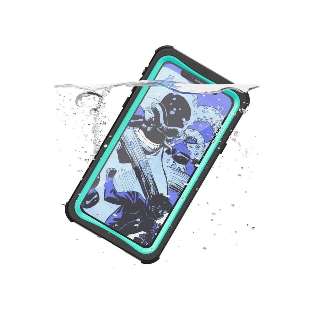 nautical protective water-resistant case for apple iphone x and xs - teal nautical protective water-resistant case for apple iphone x and xs - teal