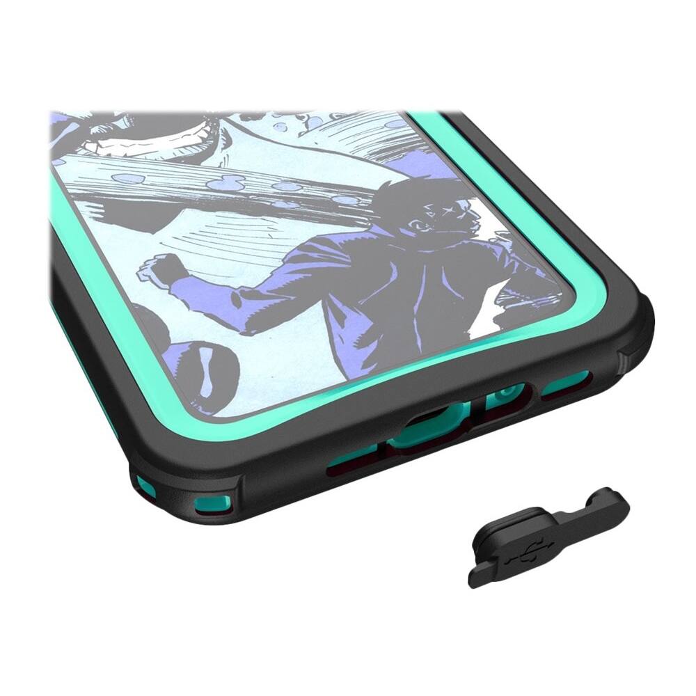 nautical protective water-resistant case for apple iphone x and xs - teal nautical protective water-resistant case for apple iphone x and xs - teal